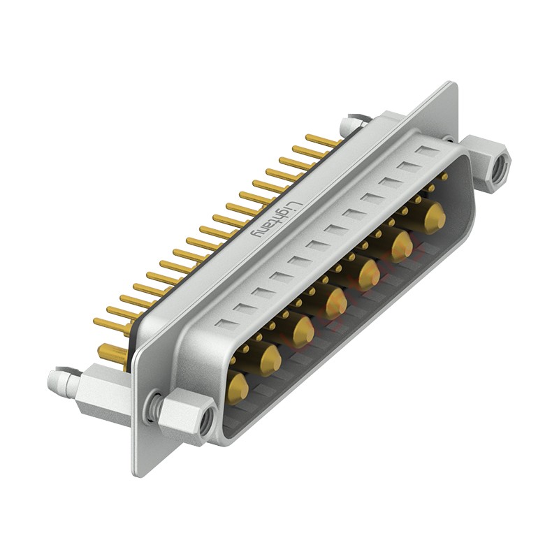 24W7公PCB直插板/鉚魚(yú)叉7.0/大電流10A