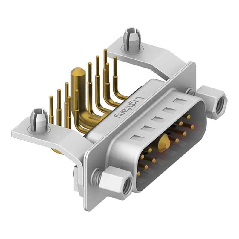 11W1公PCB彎插板/鉚支架10.8/大電流20A