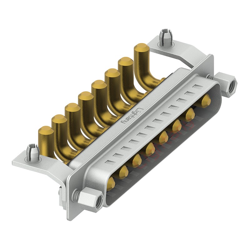 8W8公PCB彎插板/鉚支架10.8/大電流40A