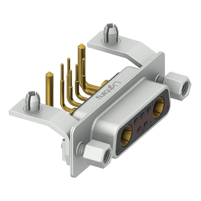 7W2母PCB彎插板/鉚支架10.8/大電流10A