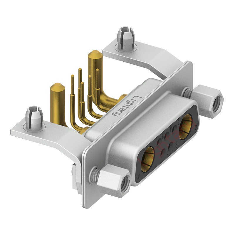 7W2母PCB彎插板/鉚支架11.6/大電流20A