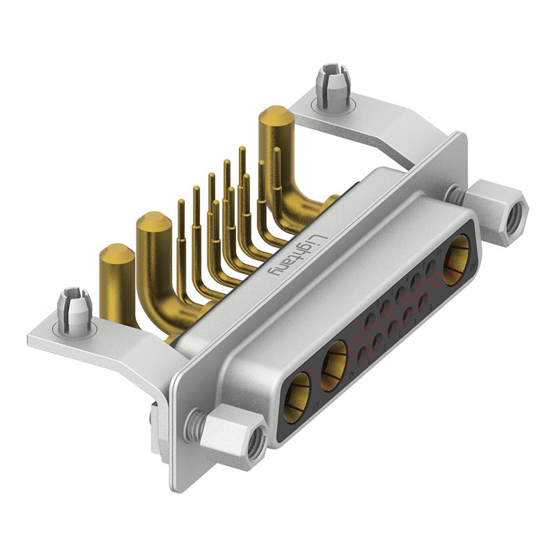 13W3母PCB彎插板/鉚支架11.6/大電流30A