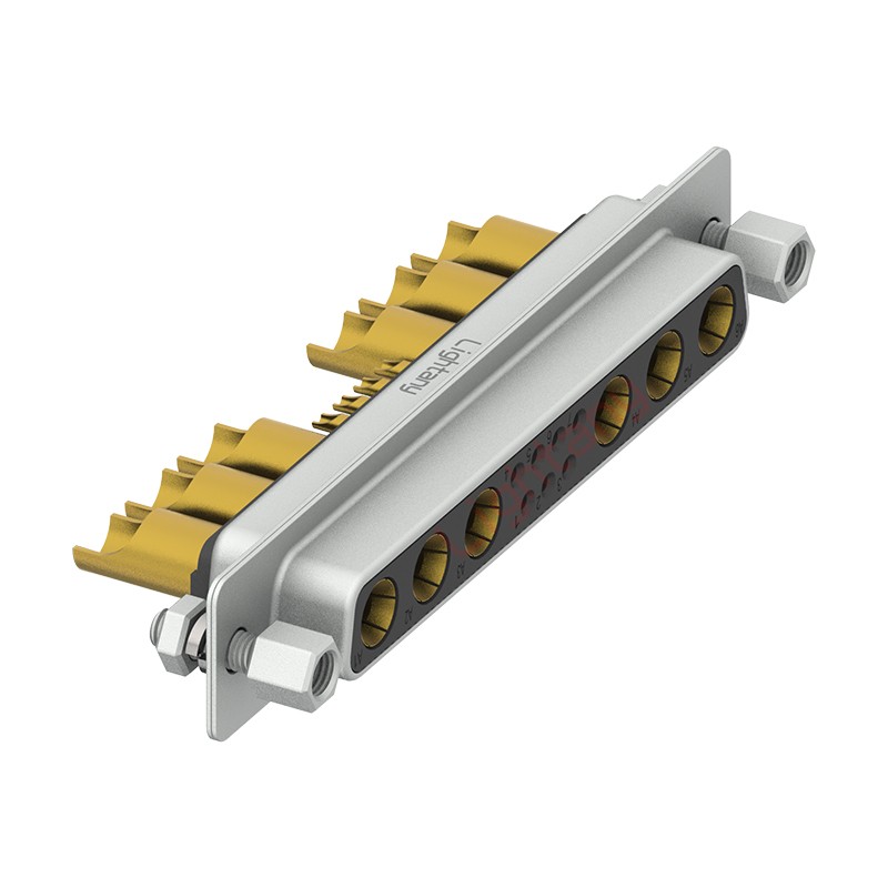 13W6A母長(zhǎng)體焊線/配螺絲螺母/大電流40A