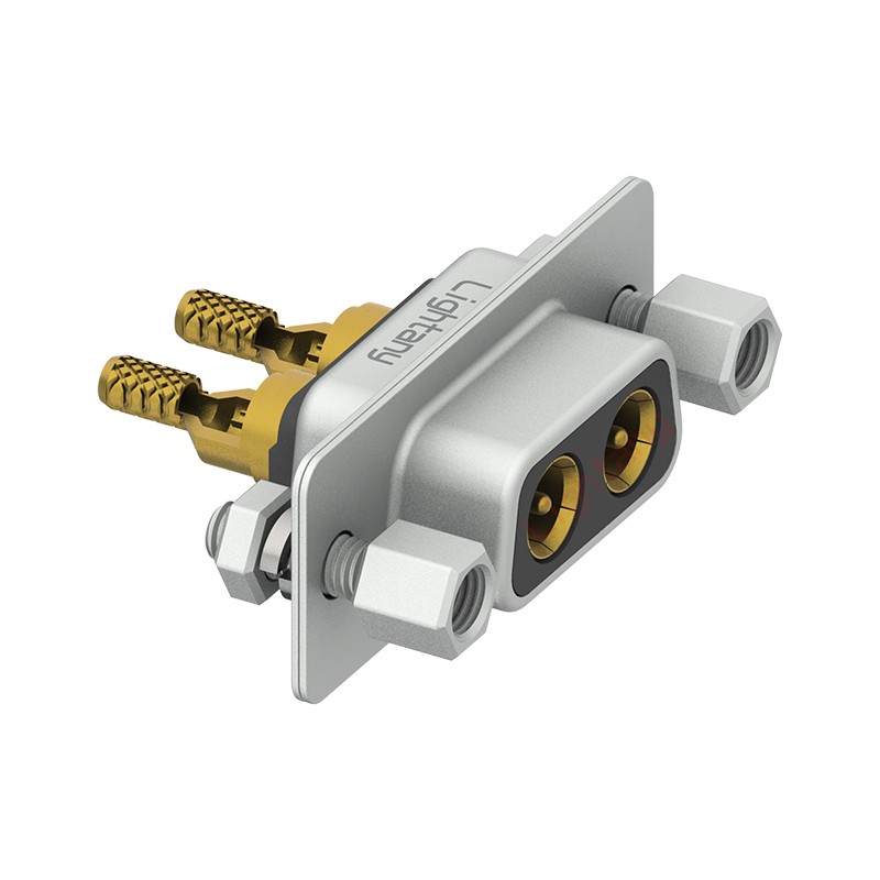 2W2母焊線式/配螺絲螺母/射頻同軸50歐姆