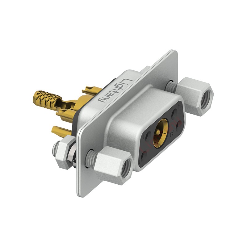 5W1母焊線式/配螺絲螺母/射頻同軸50歐姆