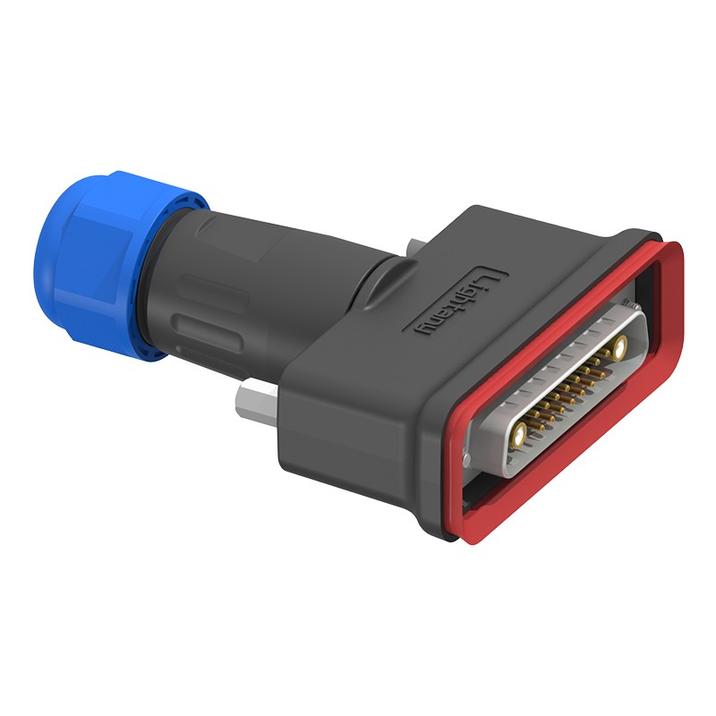 17W2公頭焊線+防水接頭/線徑5~11mm/射頻同軸75歐姆