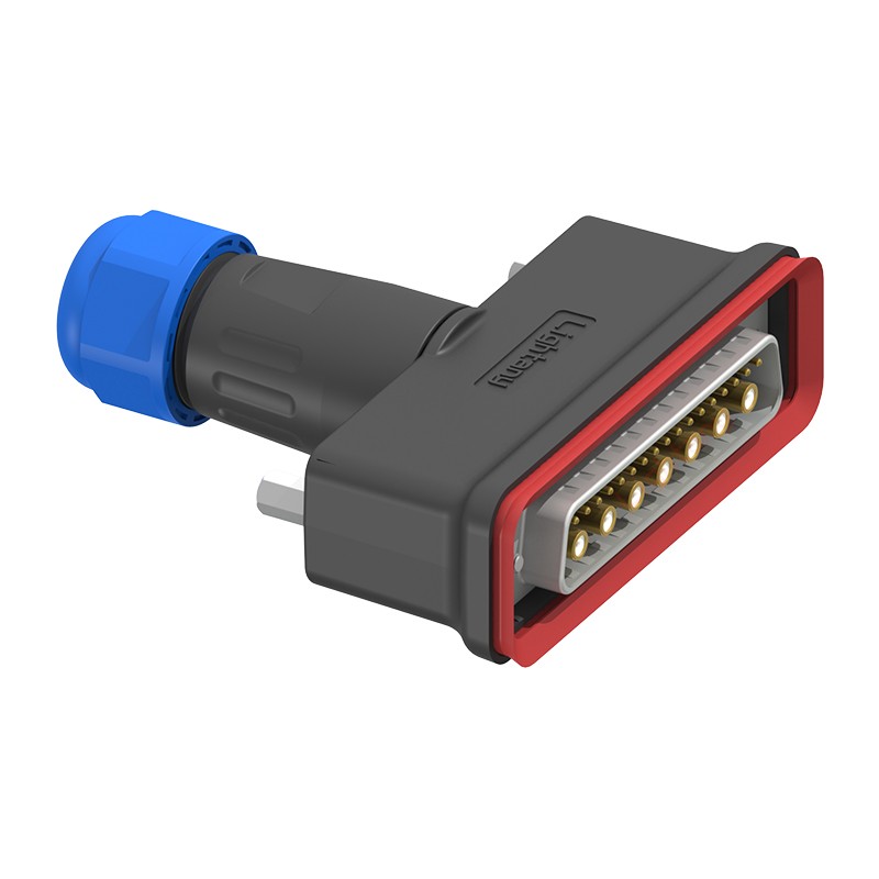 24W7公頭焊線+防水接頭/線徑5~11mm/射頻同軸75歐姆