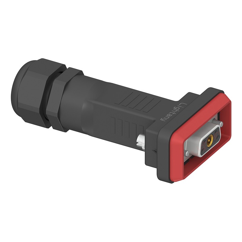 5W1母頭焊線+防水接頭/線徑5~11mm/射頻同軸75歐姆