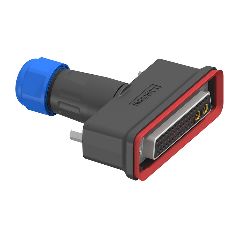 43W2母頭焊線+防水接頭/線徑5~11mm/射頻同軸75歐姆