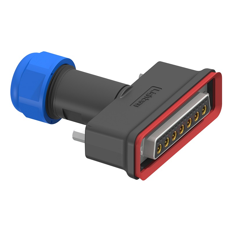 24W7母頭焊線+防水接頭/線徑10~16mm/射頻同軸75歐姆