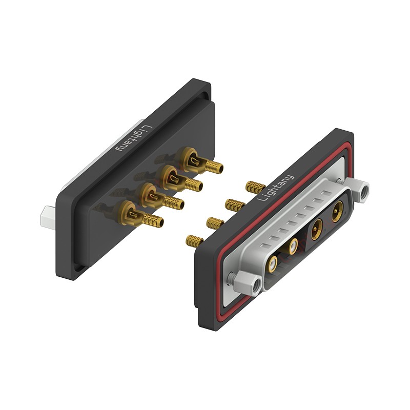 防水4V4公焊線式/鎖螺絲/射頻同軸50歐姆