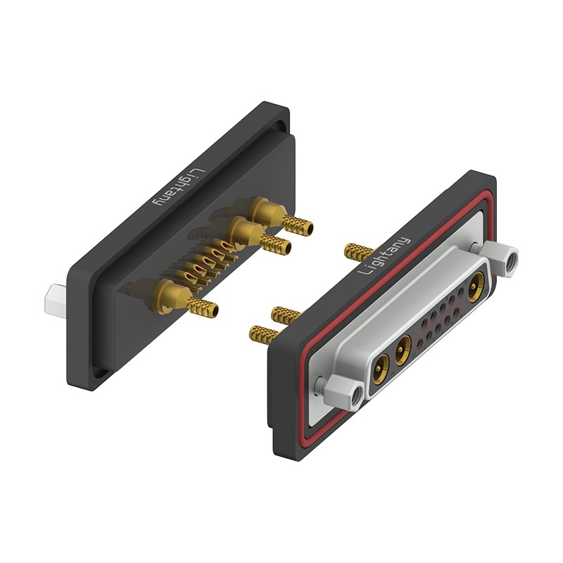 防水13W3母焊線式/鎖螺絲/射頻同軸50歐姆