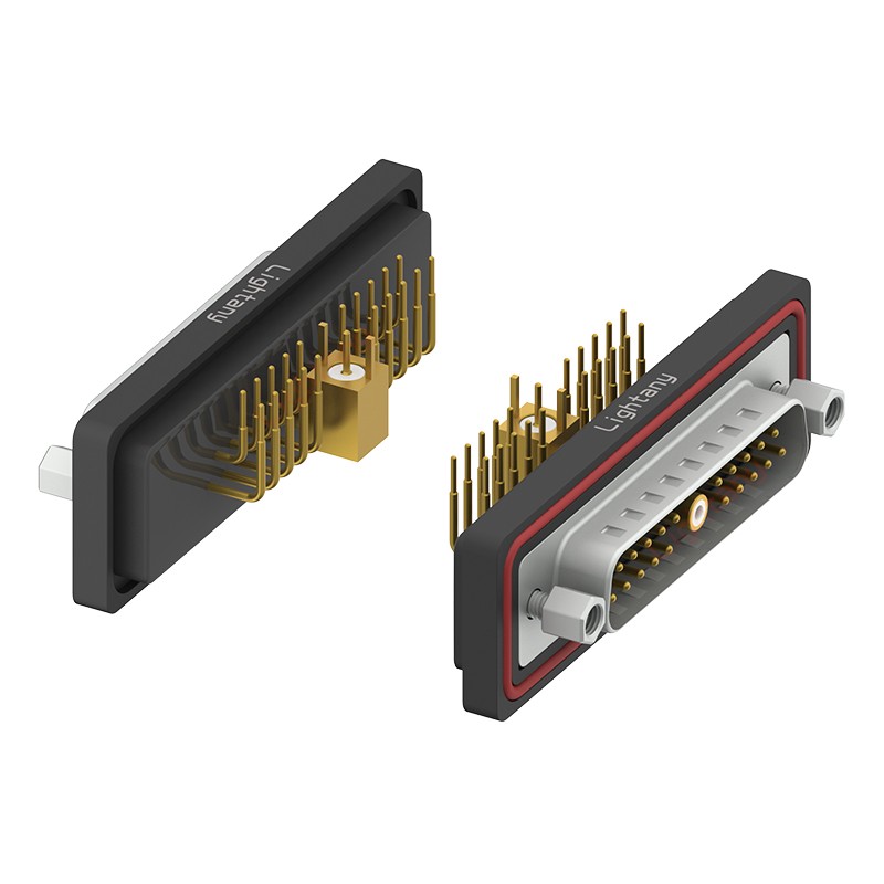 防水21W1公彎插板/鎖螺絲/射頻同軸50歐姆