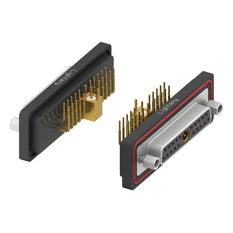 防水21W1母彎插板/鎖螺絲/射頻同軸50歐姆