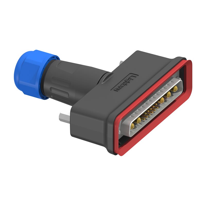 17W5公頭焊線+防水接頭/線徑5~11mm/大電流40A