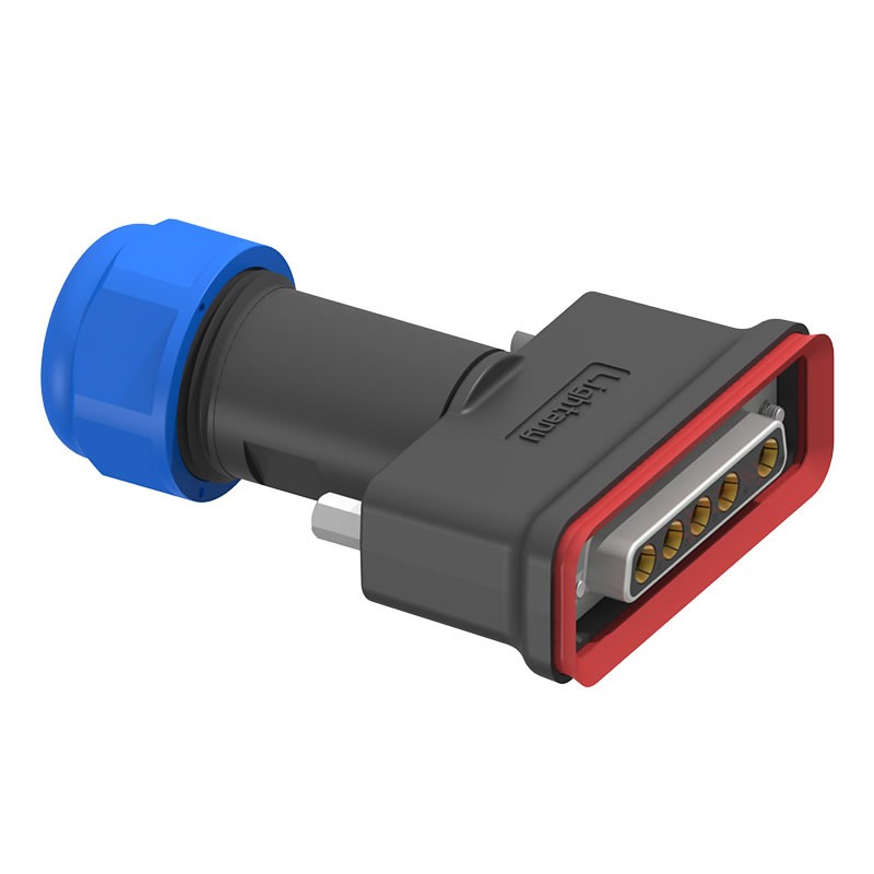 5W5母頭焊線+防水接頭/線徑10~16mm/大電流40A