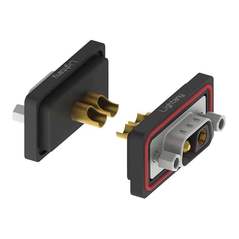 防水2V2公焊線式/鎖螺絲/大電流40A