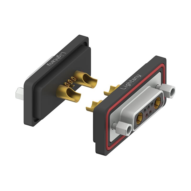 防水7W2母焊線式/鎖螺絲/大電流40A