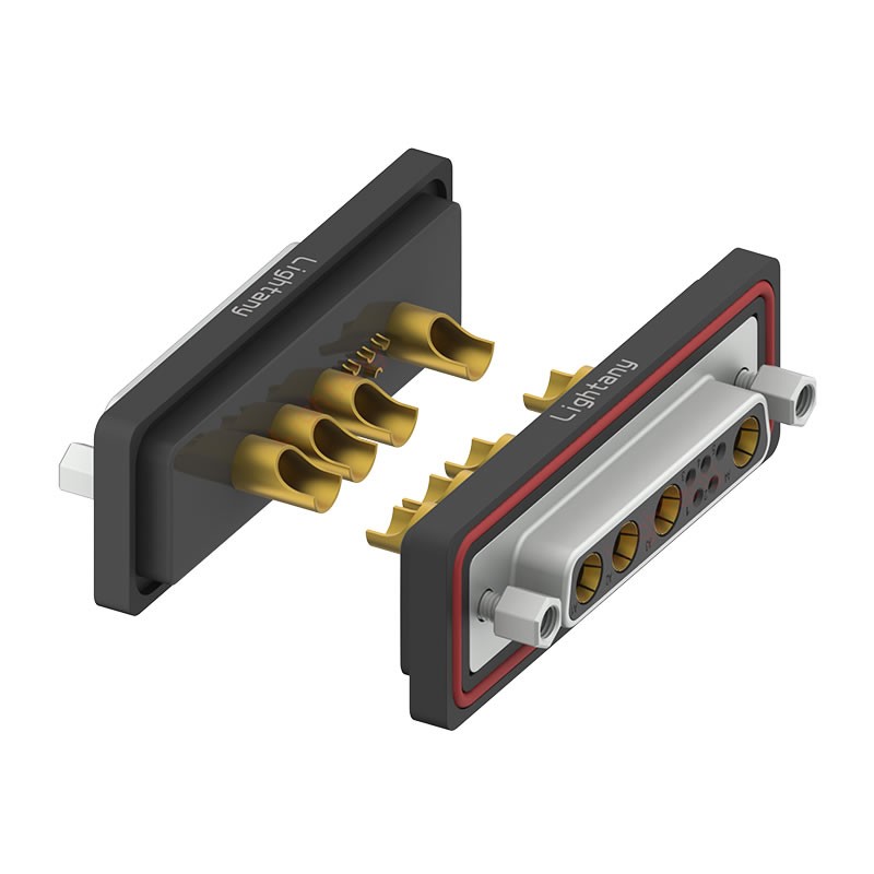 防水9W4母焊線式/鎖螺絲/大電流40A