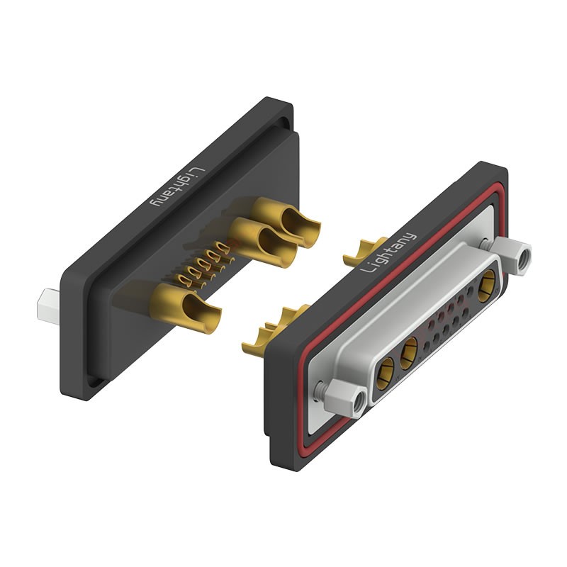 防水13W3母焊線式/鎖螺絲/大電流40A