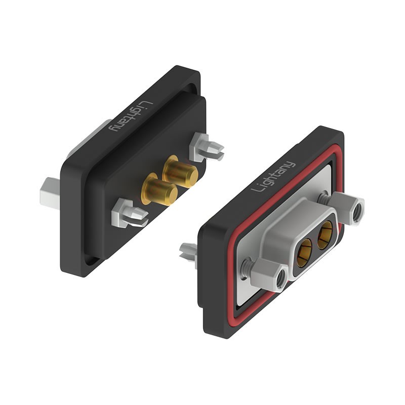 防水2W2母直插板/鉚魚叉/鎖螺絲/大電流40A