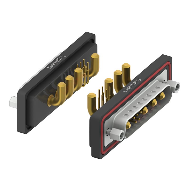 防水9W4公彎插板/鎖螺絲/大電流40A
