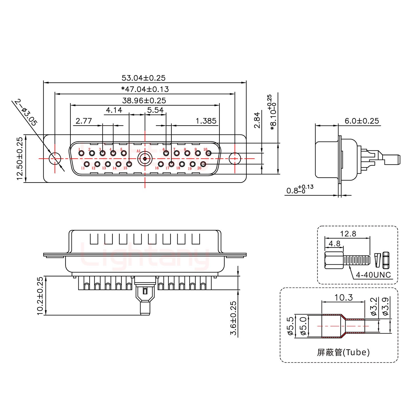 21W1公焊線(xiàn)式/配螺絲螺母/射頻同軸50歐姆