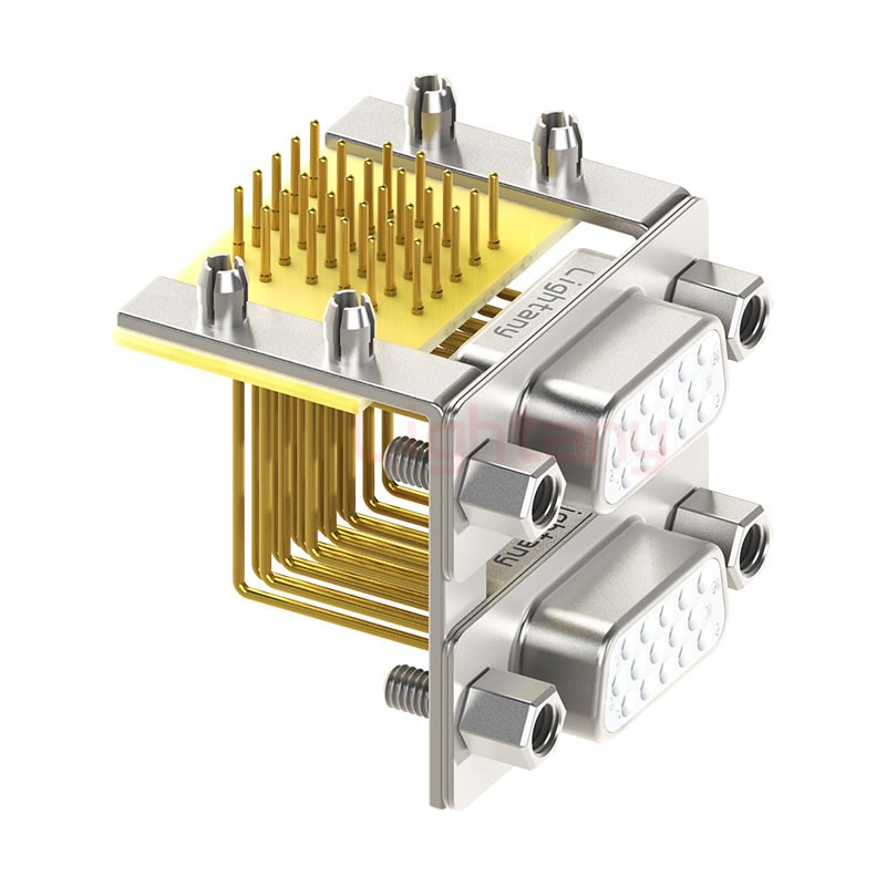 HDR15 母對母 間距15.88車針雙胞胎 D-SUB連接器