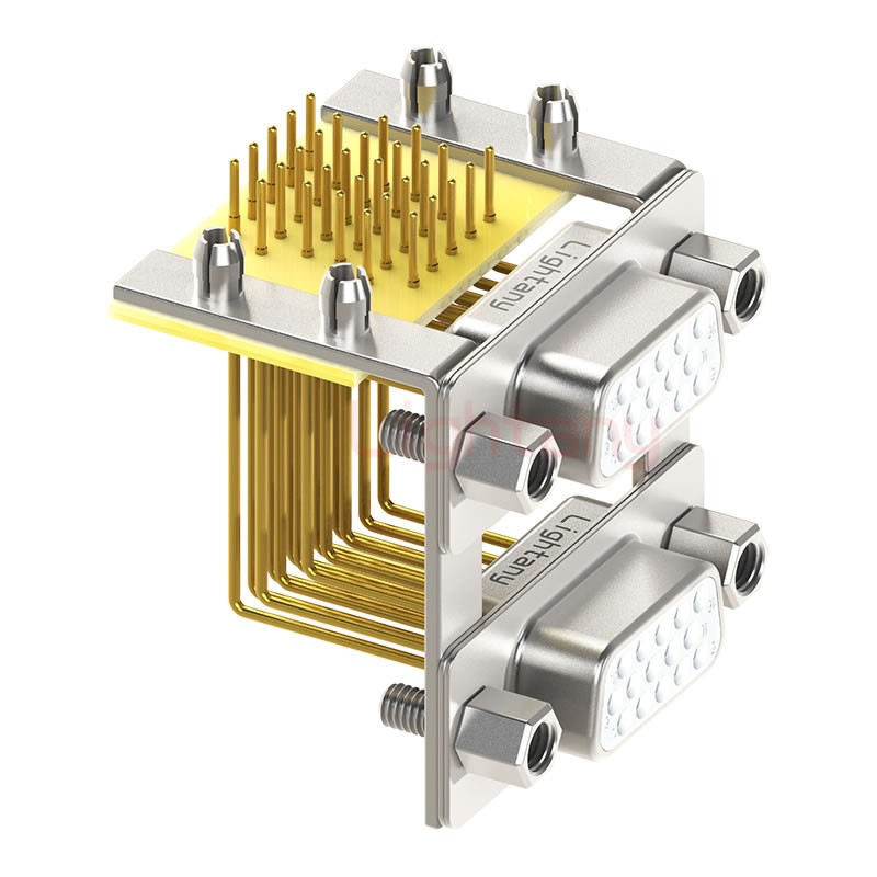 HDR15 母對母 間距19.05車針雙胞胎 D-SUB連接器