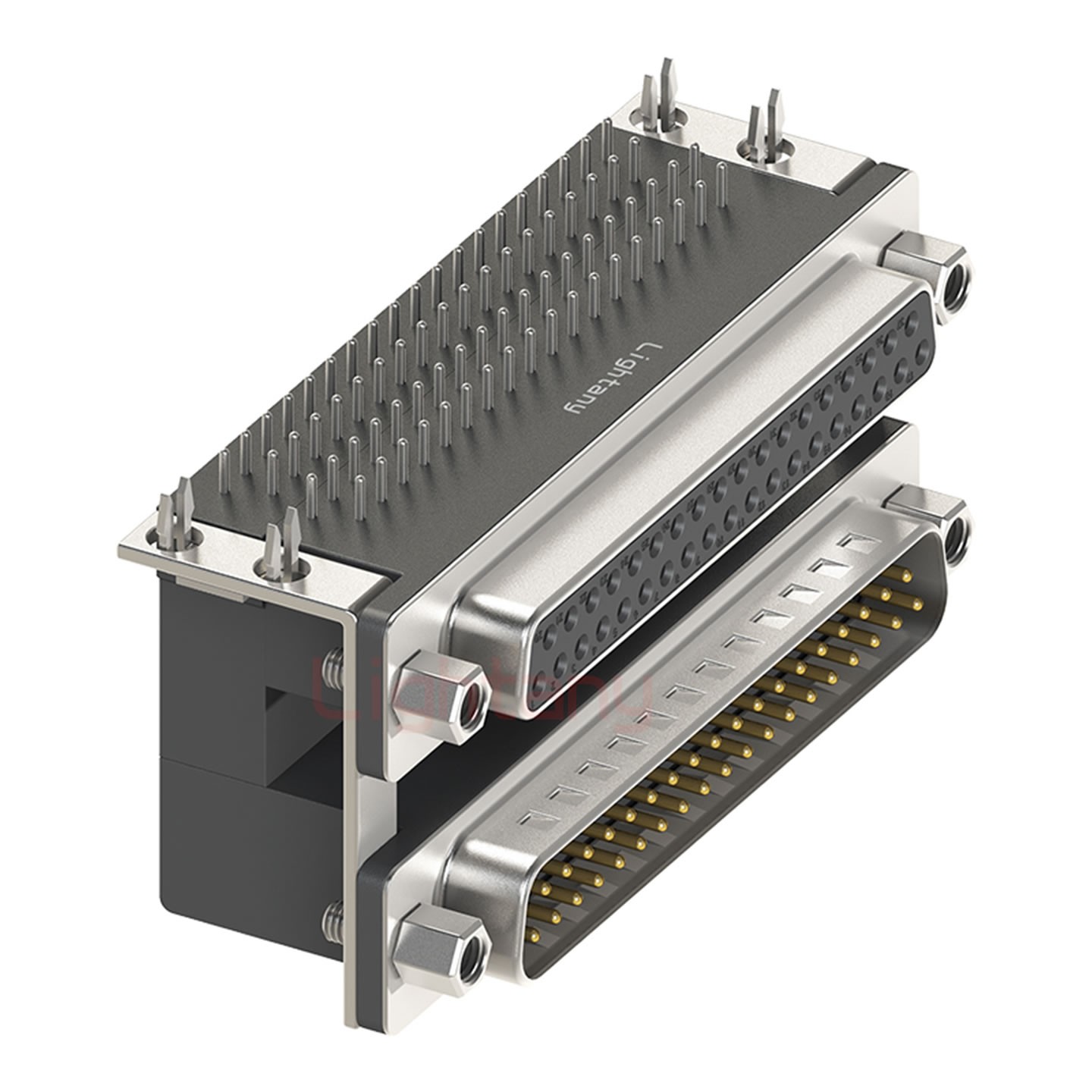 DR37上公下母 間距19.05 雙胞胎沖針 D-SUB連接器