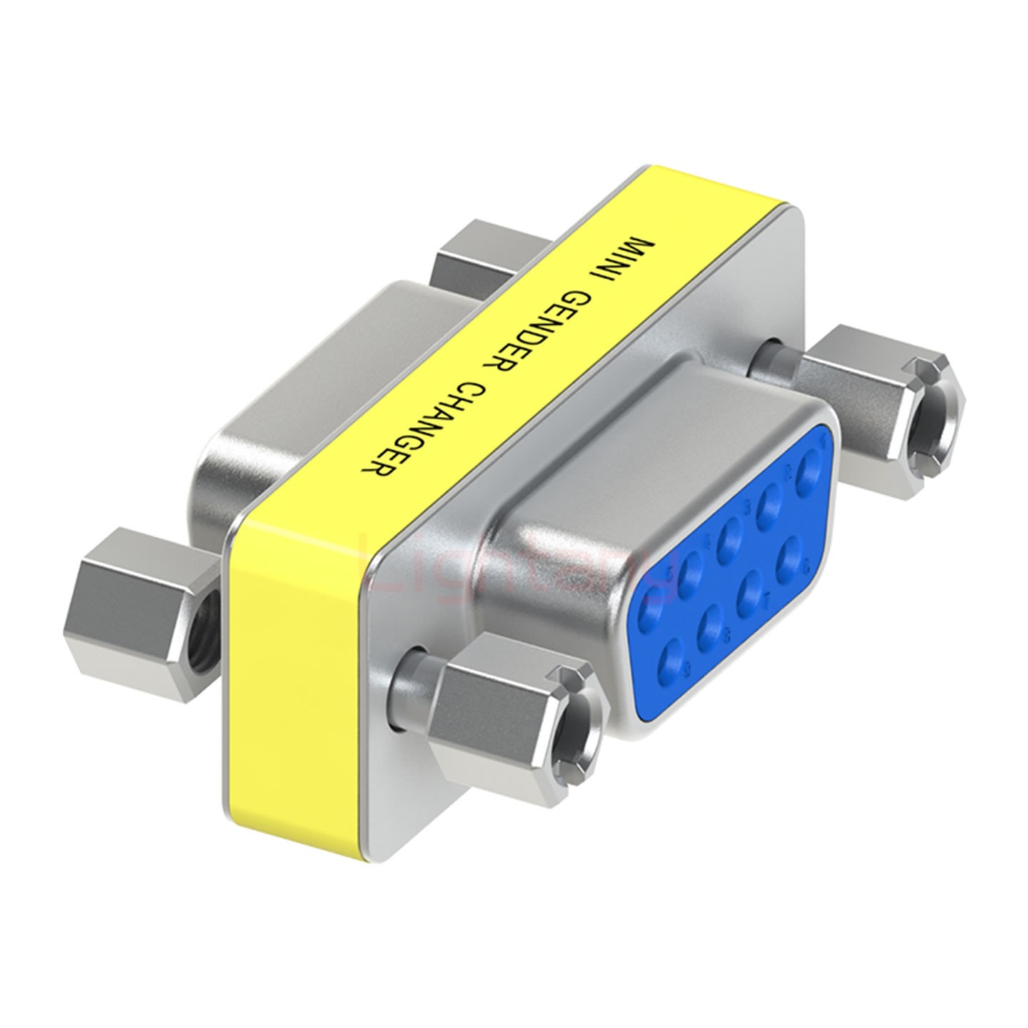 DB9母對母 轉(zhuǎn)接頭沖針