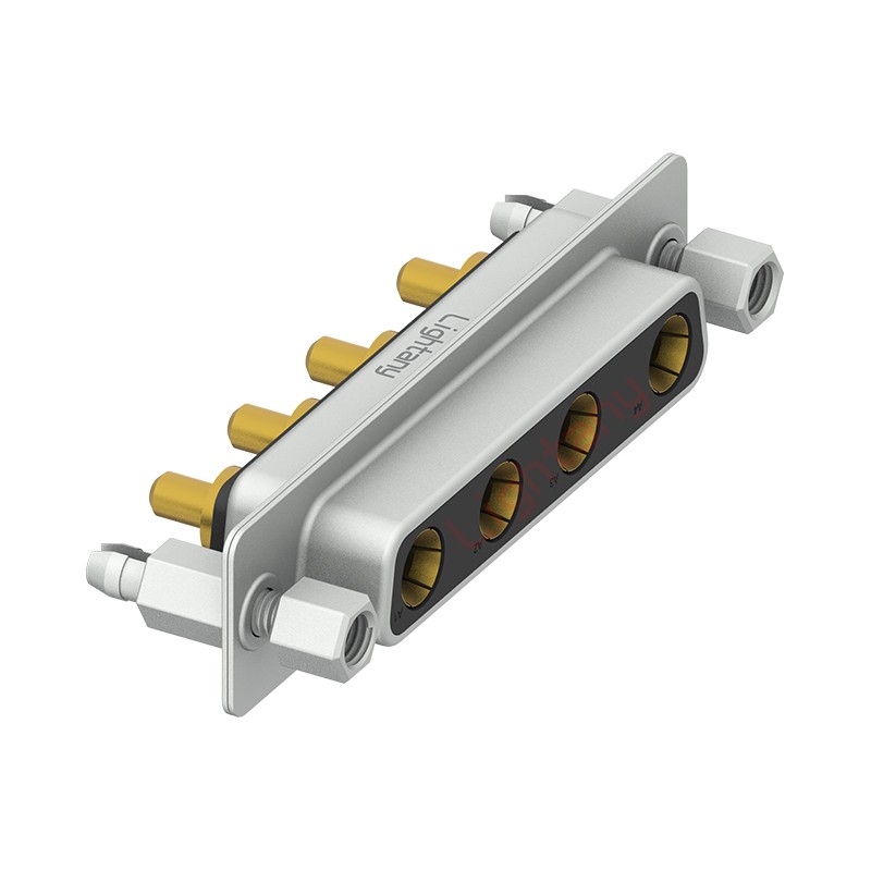 4W4母PCB直插板/鉚魚叉7.0/大電流20A