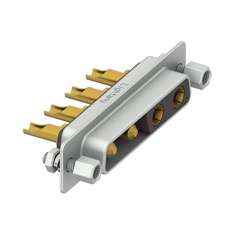 4V4母長體焊線/配螺絲螺母/大電流20A