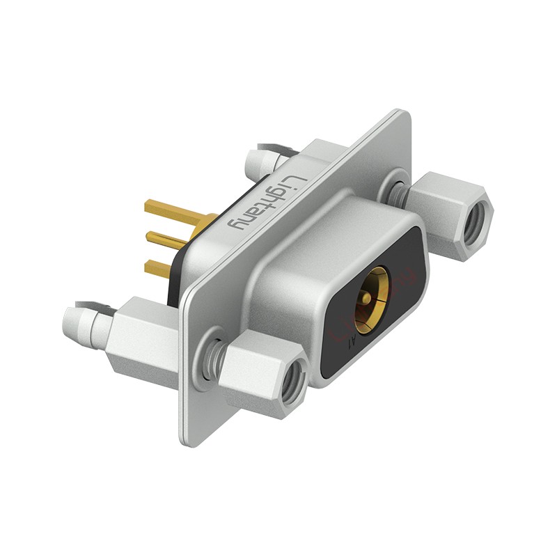 1W1母PCB直插板/鉚魚叉7.0/射頻同軸75歐姆