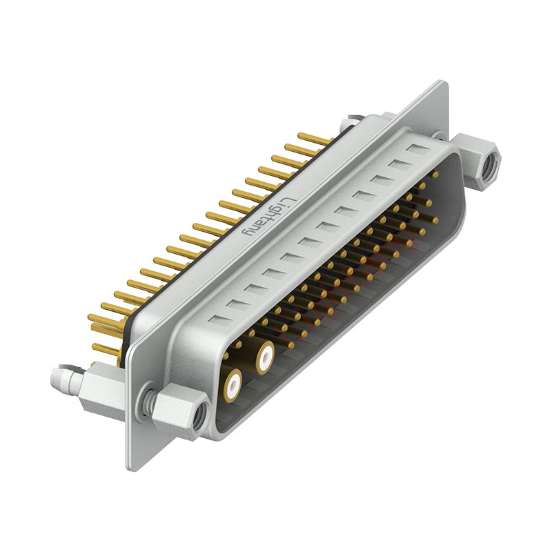 43W2公PCB直插板/鉚魚叉7.0/射頻同軸75歐姆