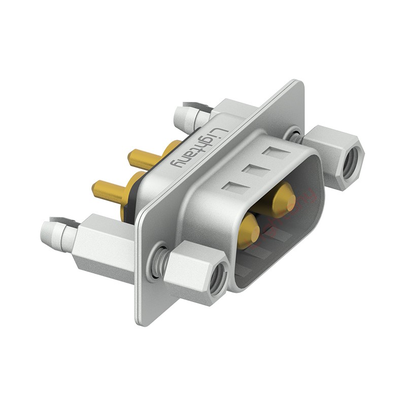 2W2公PCB直插板/鉚魚叉7.0/大電流10A