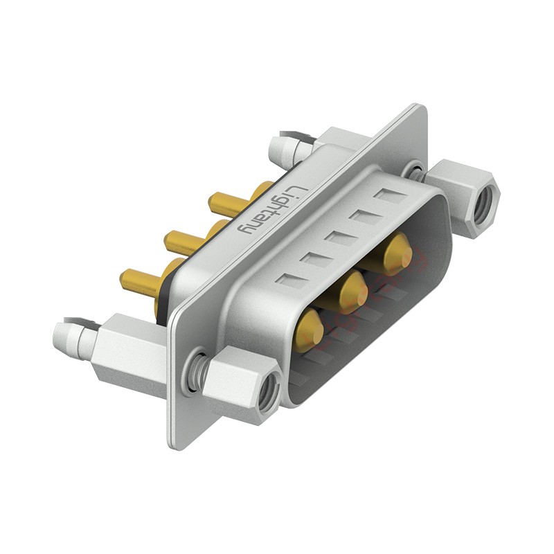 3W3公PCB直插板/鉚魚叉7.0/大電流10A