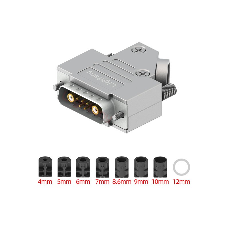 7W2公焊線(xiàn)式75歐姆+15P金屬外殼1679斜出線(xiàn)4~12mm