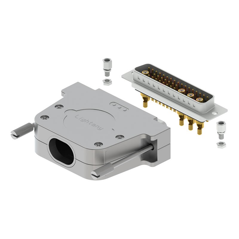 36W4公焊線式75歐姆+50P金屬外殼2808直出線13~19mm