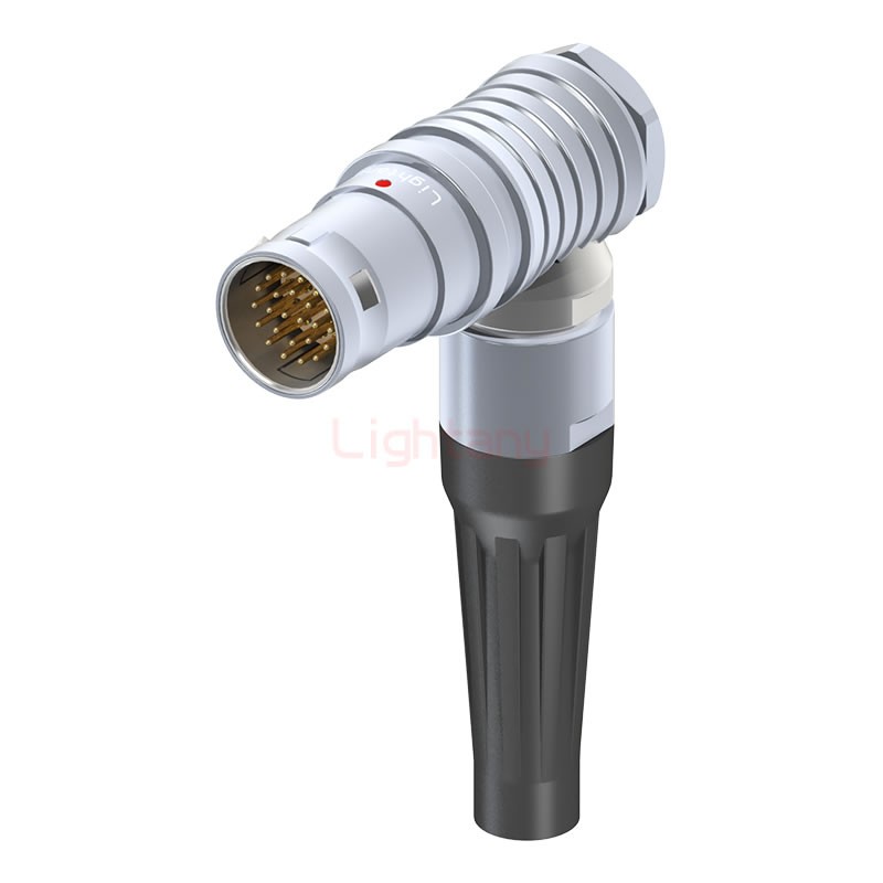 FHG.3B.024.CLAD82Z帶護(hù)套彎式插頭