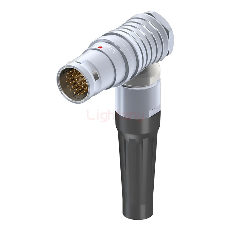 FHG.3B.030.CLAD92Z帶護套彎式插頭