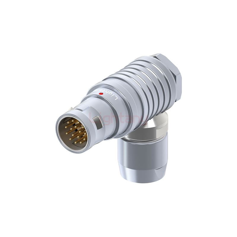 FHG.2B.016.CLAM21推拉自鎖彎式插頭