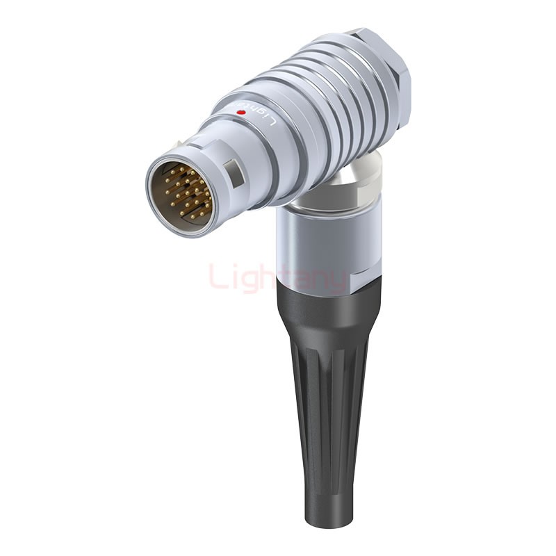 FHG.2B.019.CLAD42Z推拉自鎖帶護(hù)套彎式插頭