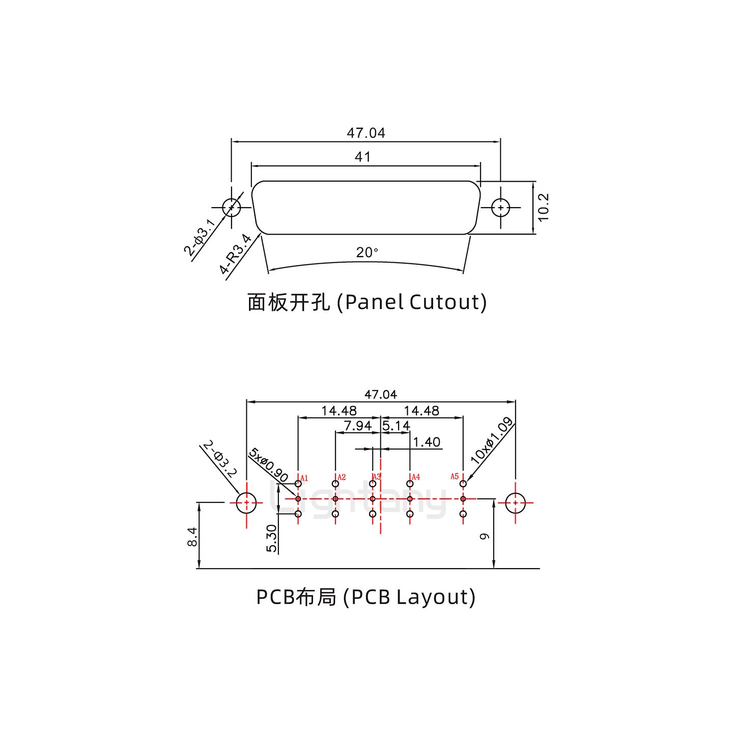 防水5W5公彎插板/鉚支架/鎖螺絲/射頻同軸50歐姆