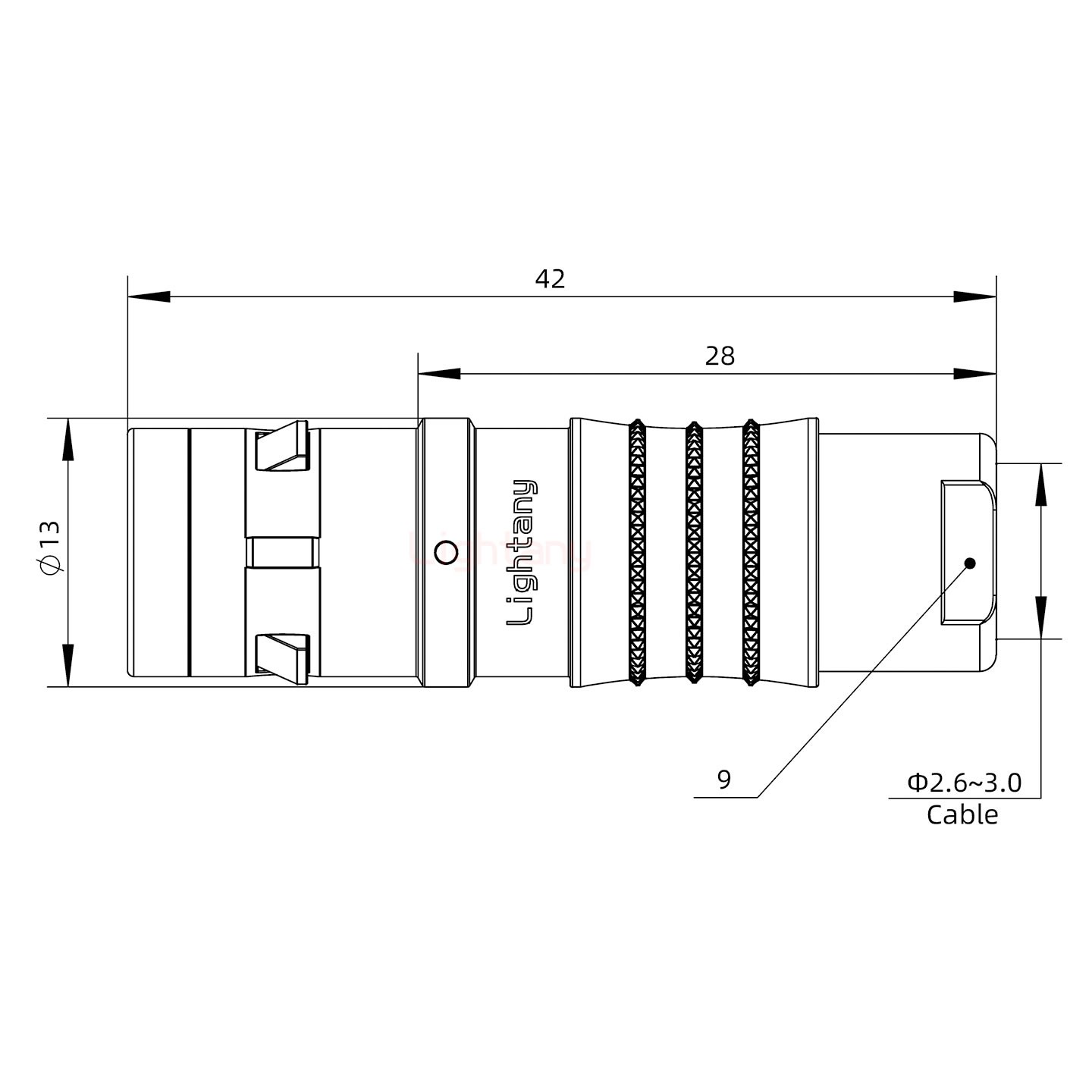FGG.1K.002.CLAC30推拉自鎖直式插頭