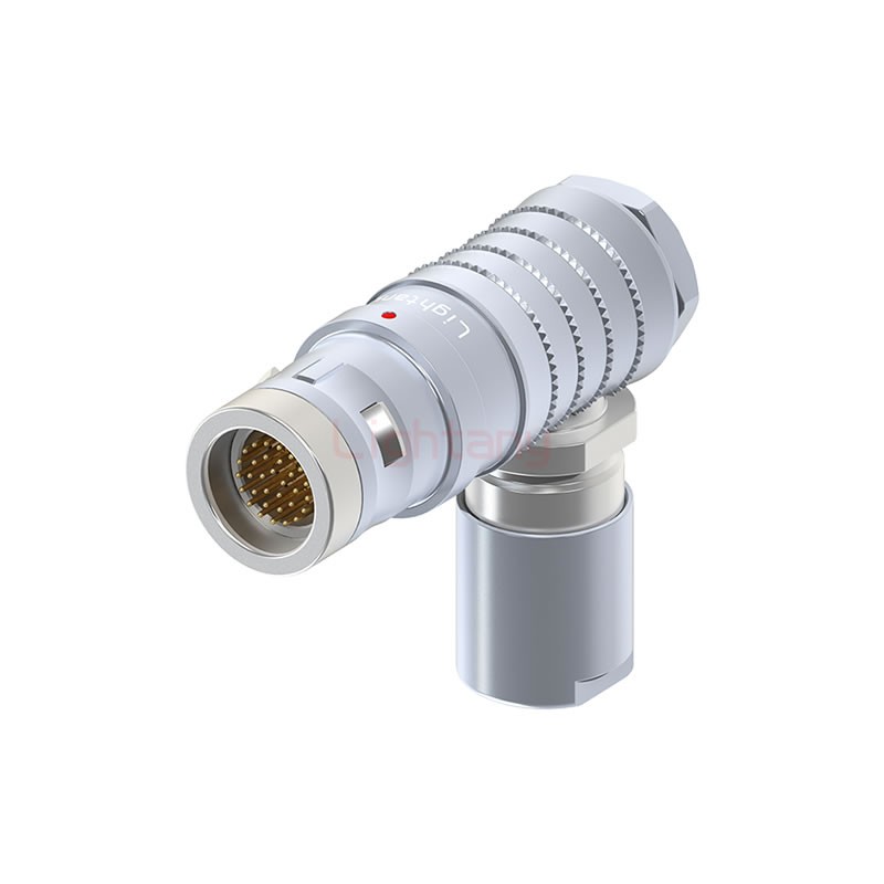 FHG.2K.032.CLAC85推拉自鎖彎式插頭