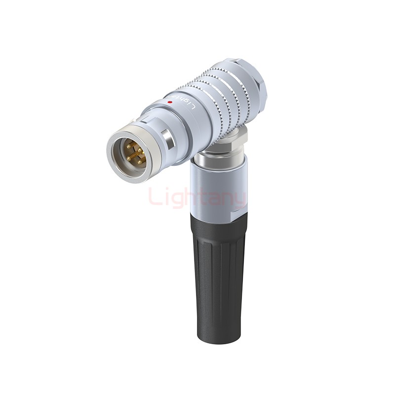 FHG.2K.004.CLAK10Z推拉自鎖帶護(hù)套彎式插頭