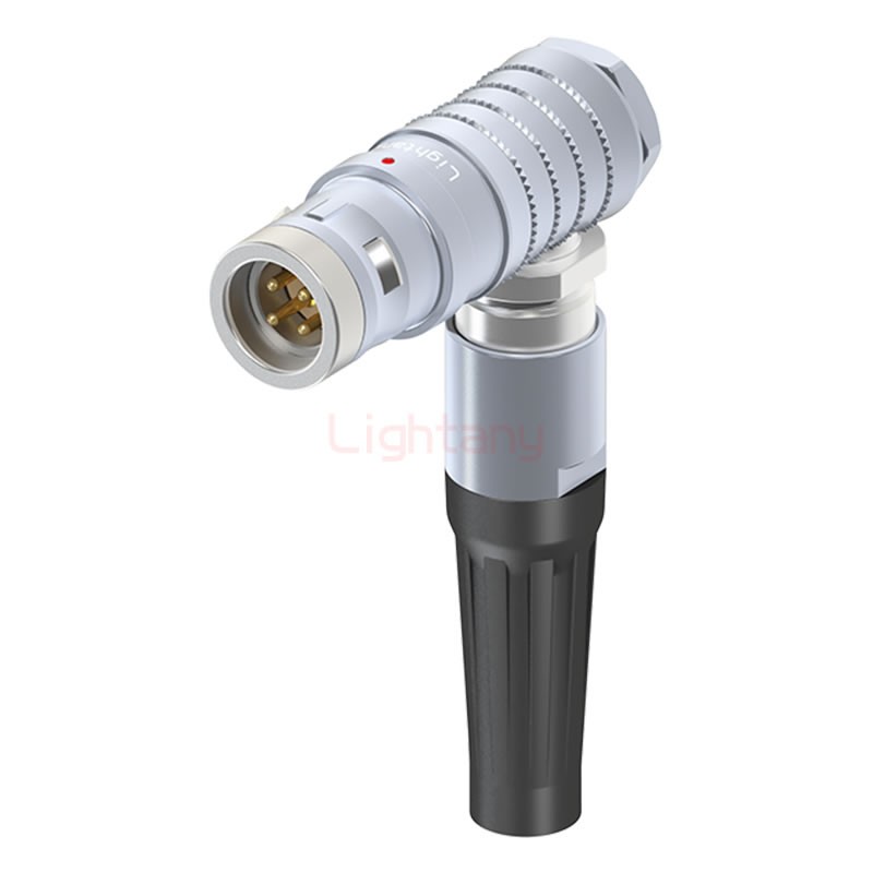 FHG.2K.004.CLAK95Z推拉自鎖帶護(hù)套彎式插頭