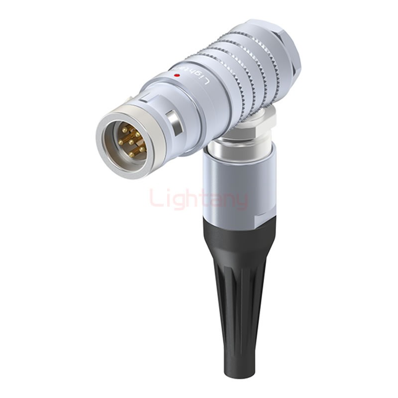 FHG.2K.006.CLAC55Z推拉自鎖帶護套彎式插頭