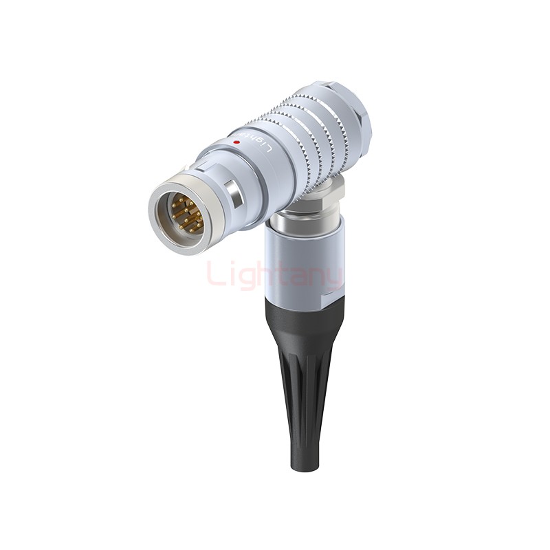 FHG.2K.010.CLAC45Z推拉自鎖帶護套彎式插頭